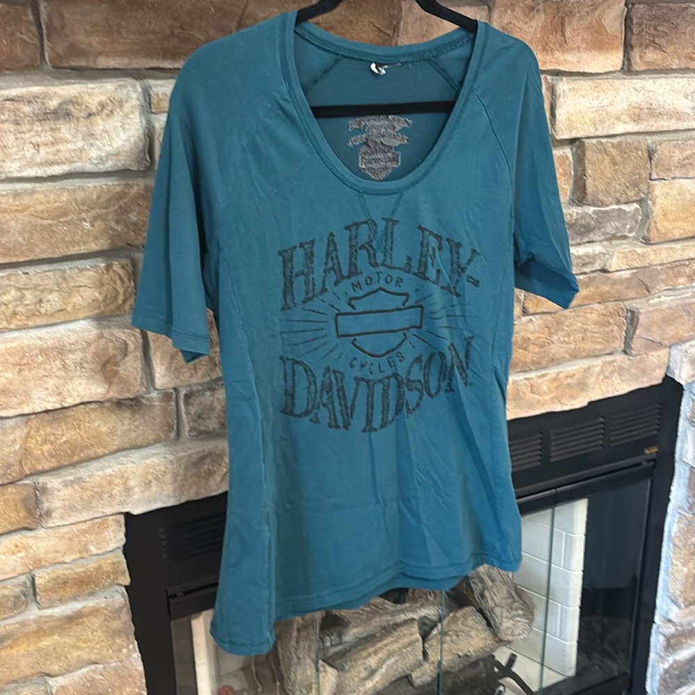 Harley Davidson Women’s Short Sleeve Top Size Large